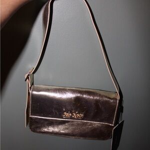 Nicole Miller Metallic Shoulder Bag